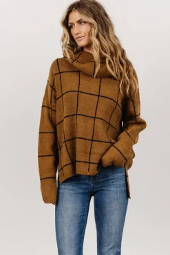 Fashion Baltic Born Birmingham Funnel Neck Sweater | Brown