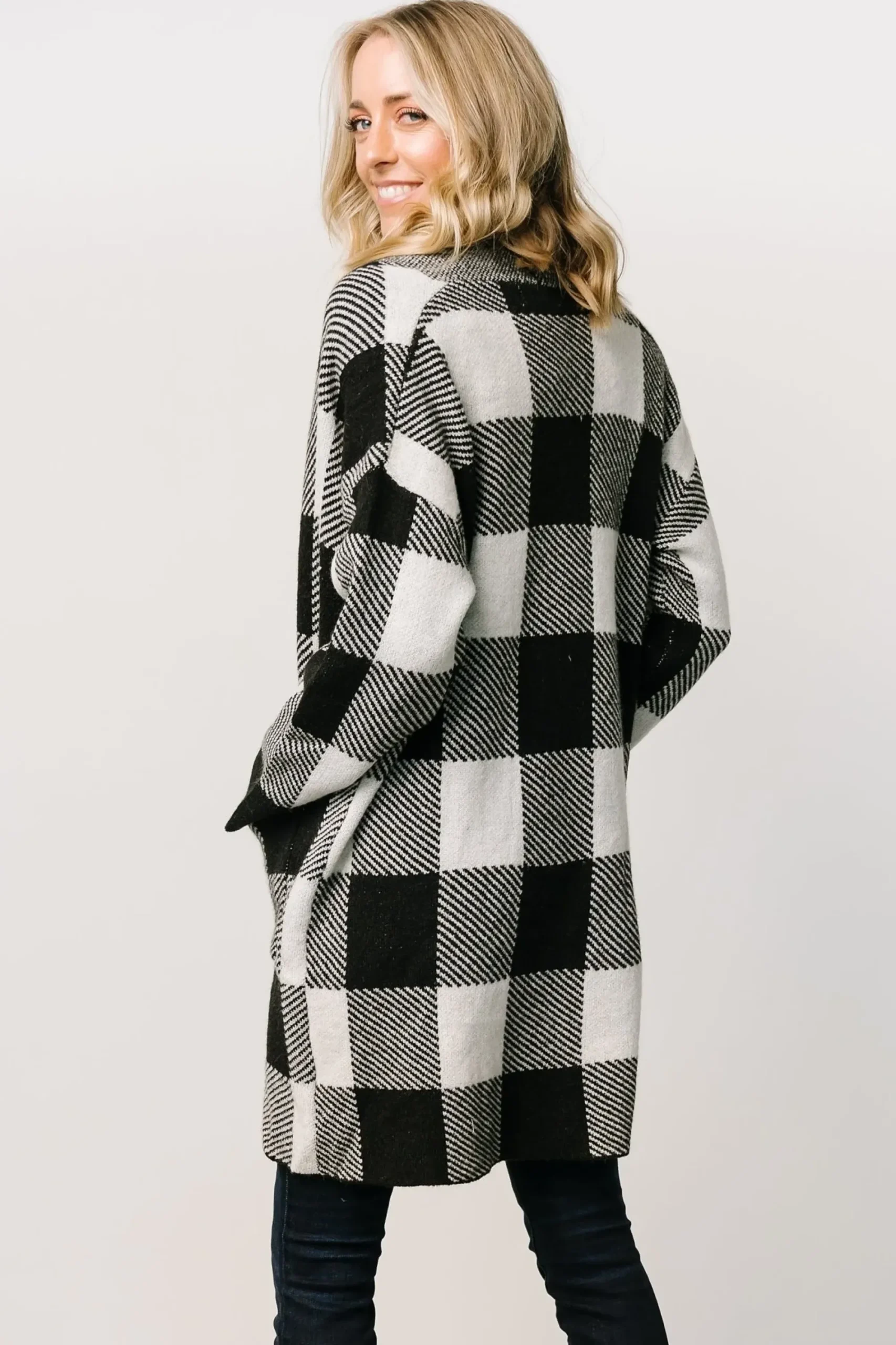 Best Baltic Born Bowen Gingham Cardigan | Black