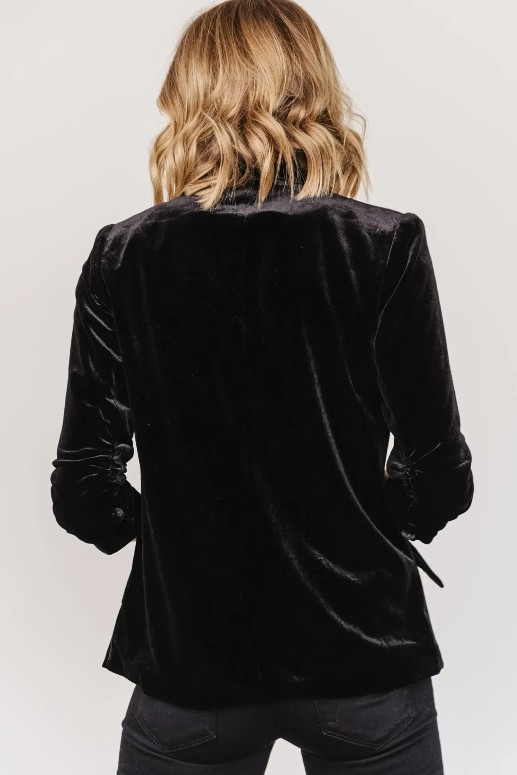 Fashion Baltic Born Brinton Velvet Blazer | Black