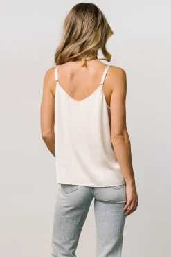 Online Baltic Born Britt Satin Tank Top | Cream