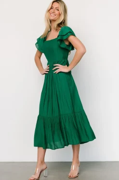 Online Baltic Born Buttercup Midi Dress | Evergreen