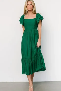 Online Baltic Born Buttercup Midi Dress | Evergreen