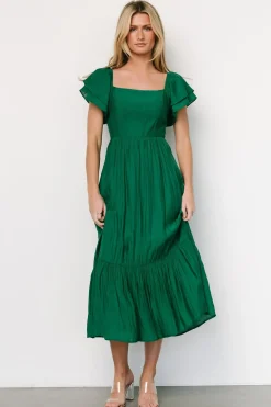 Online Baltic Born Buttercup Midi Dress | Evergreen