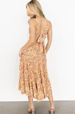 Discount Baltic Born Campbell Tie Back Dress | Multi Floral