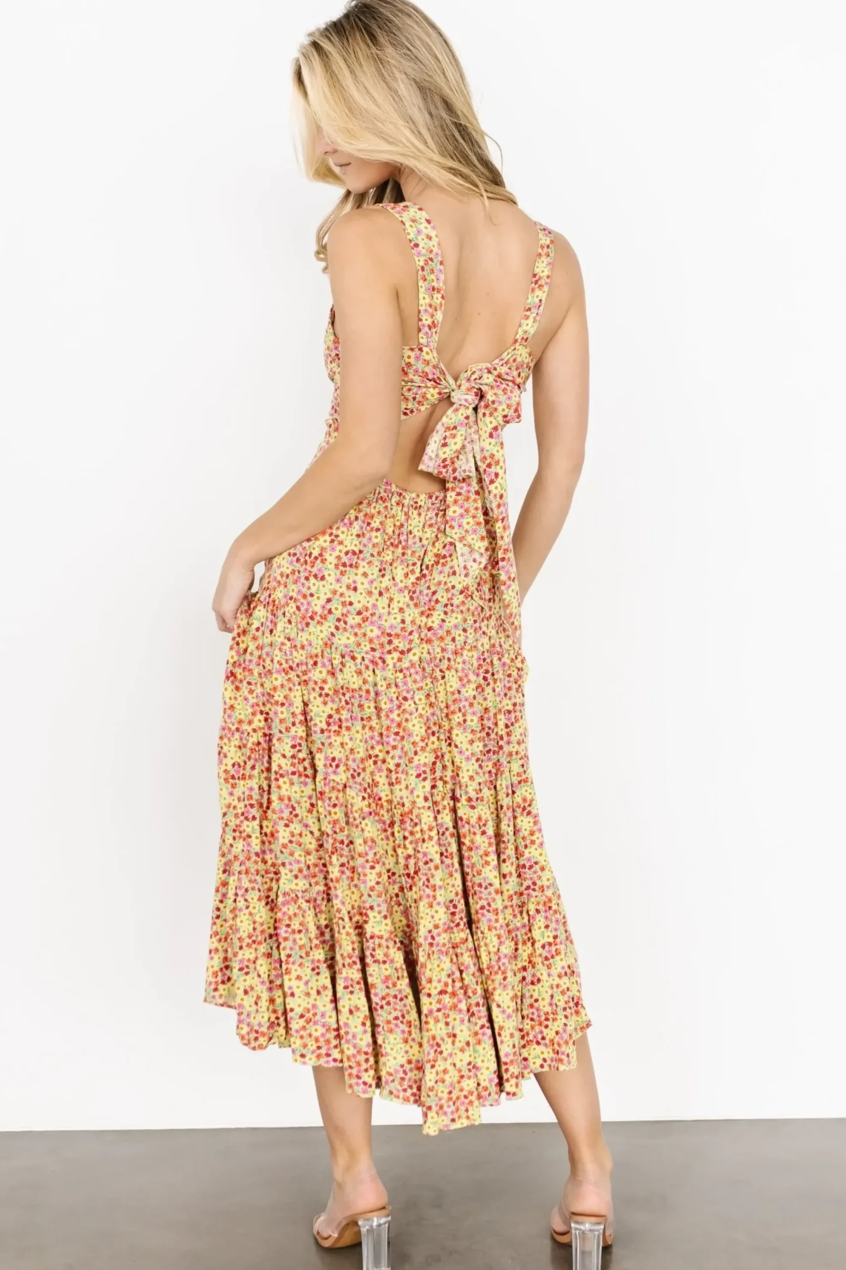 Discount Baltic Born Campbell Tie Back Dress | Multi Floral