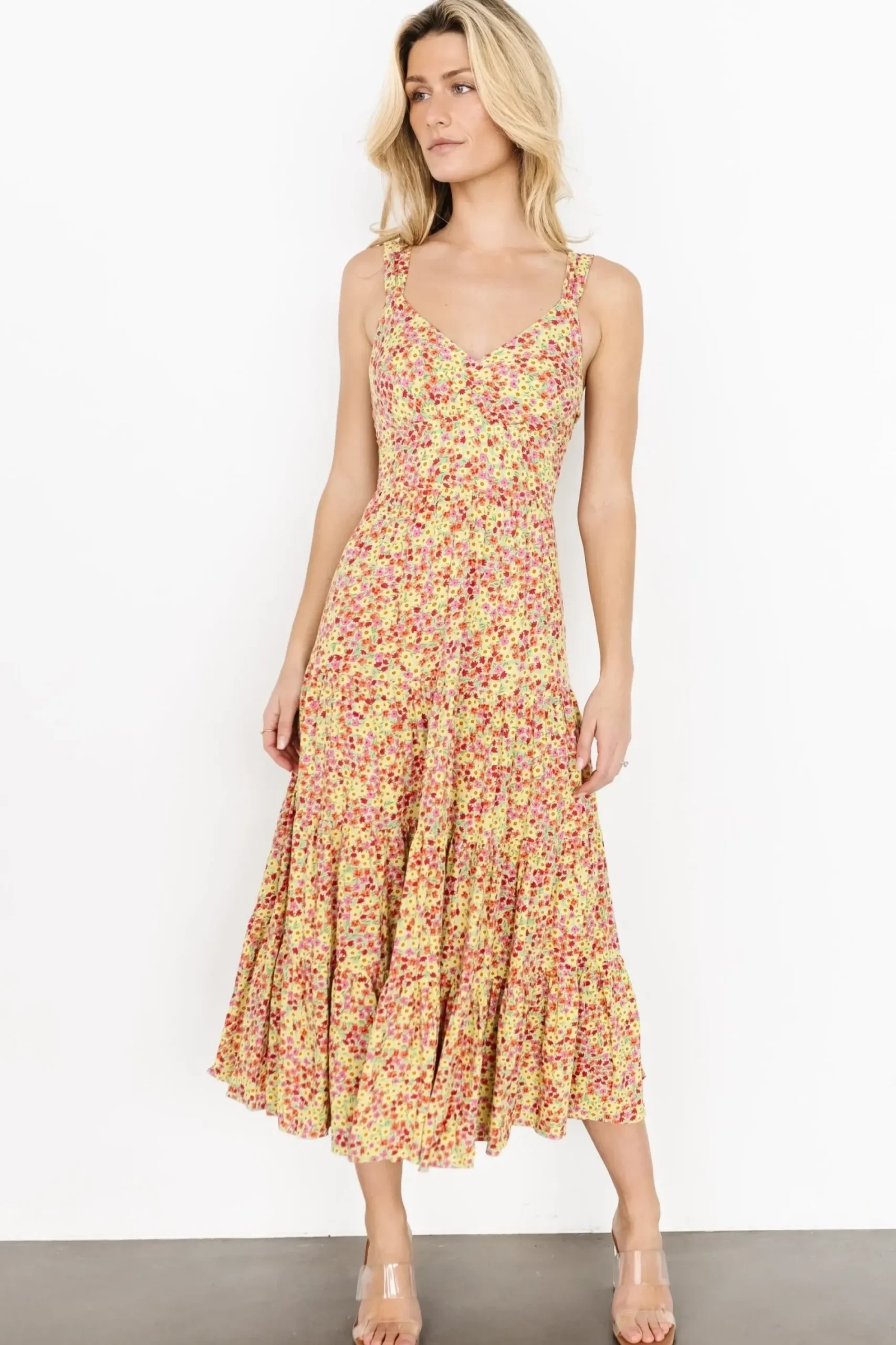 Discount Baltic Born Campbell Tie Back Dress | Multi Floral