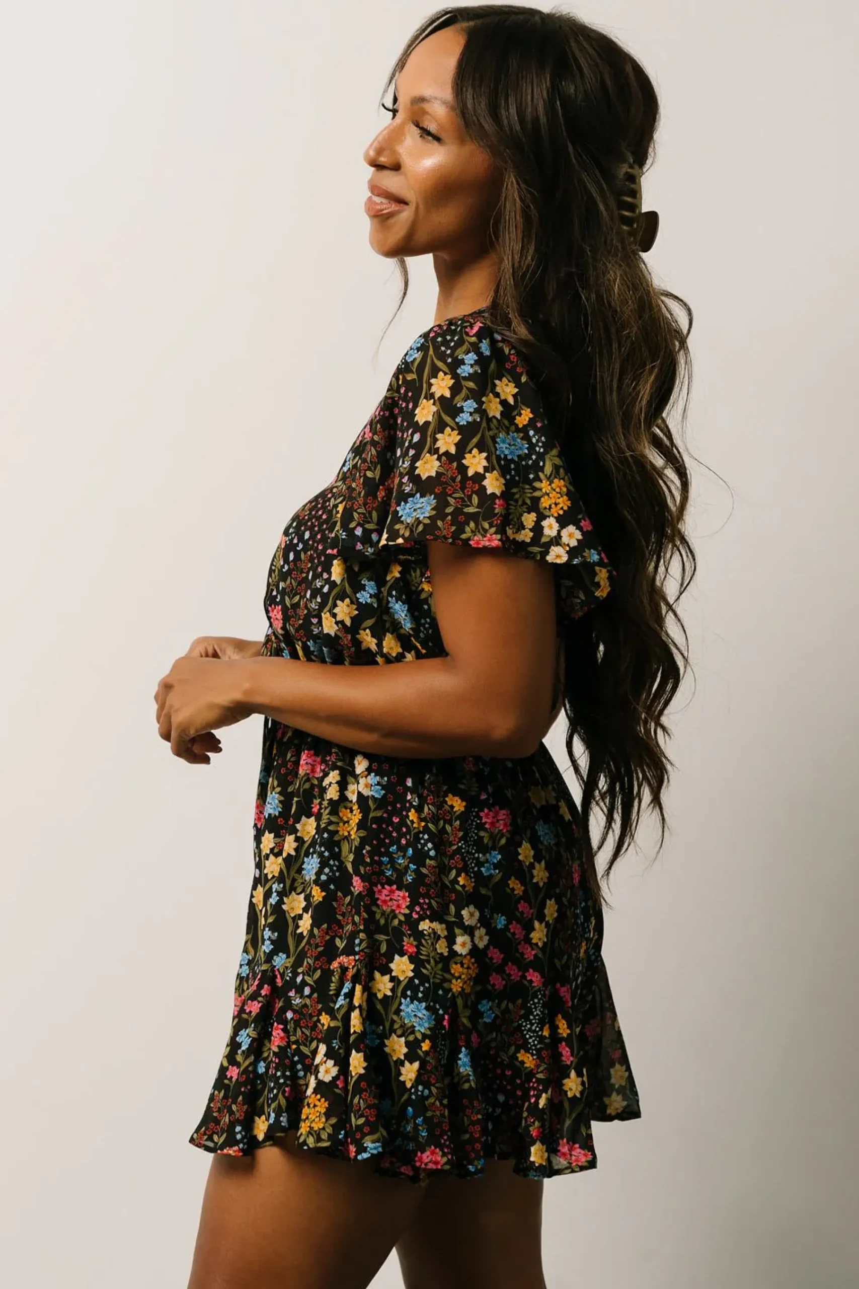 Discount Baltic Born Candy Romper | Black Floral