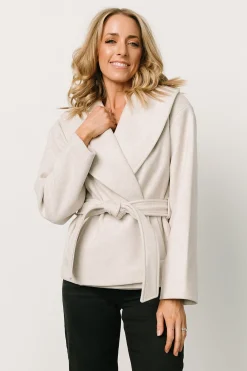 Outlet Baltic Born Cartwright Belted Jacket | Light Beige