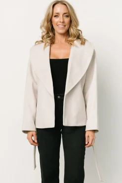 Outlet Baltic Born Cartwright Belted Jacket | Light Beige