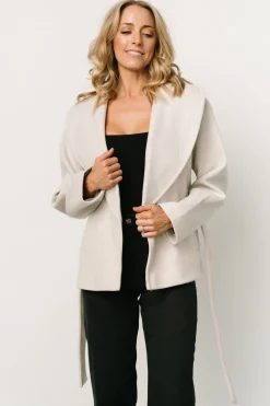 Outlet Baltic Born Cartwright Belted Jacket | Light Beige