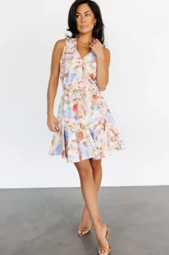 Online Baltic Born Cassis Short Dress | Multi Print