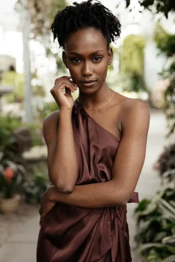 Online Baltic Born Celia One Shoulder Midi Dress | Clove