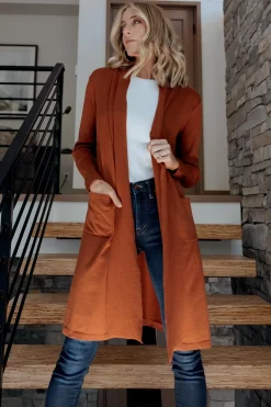 Discount Baltic Born Central Park Cardigan | Rust