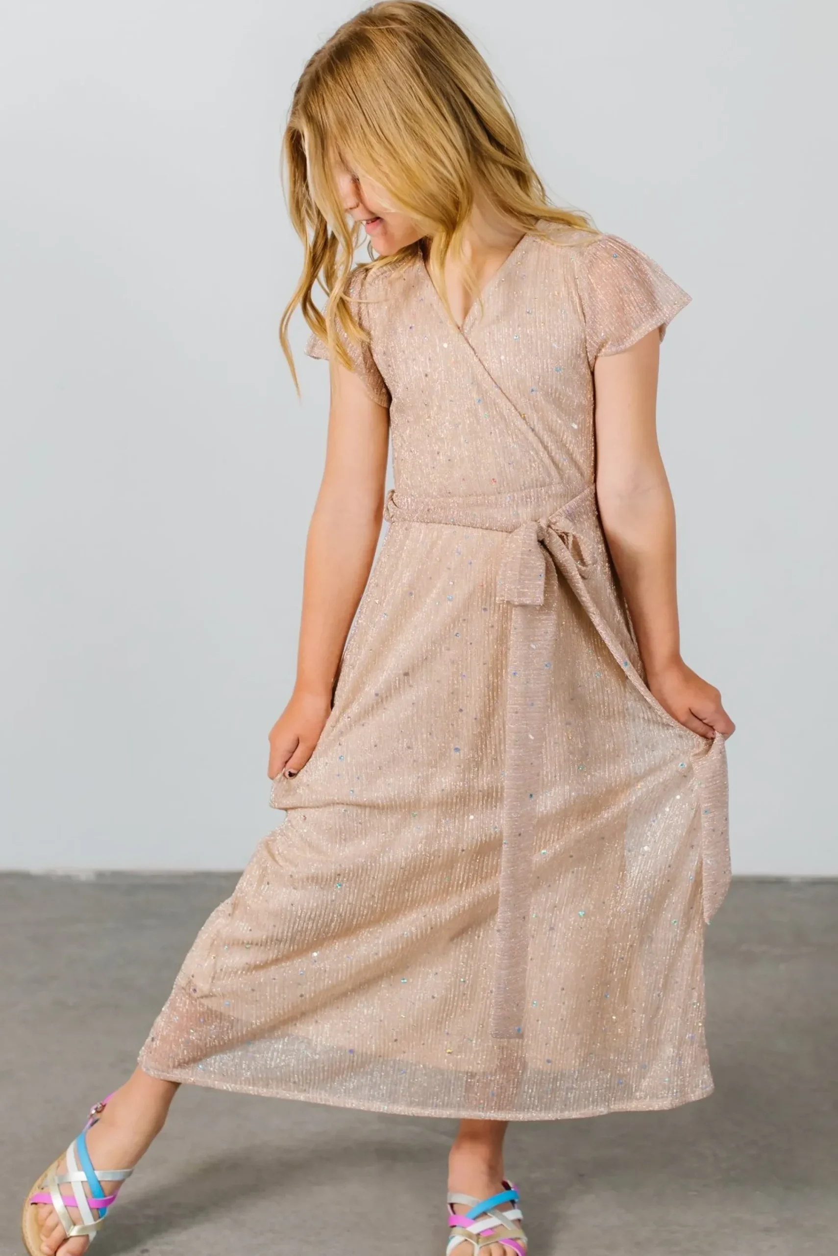 Discount Baltic Born Child Grace Sparkle Gown | Champagne