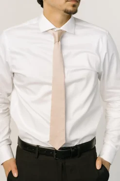 Sale Baltic Born Classic Satin Tie | Champagne