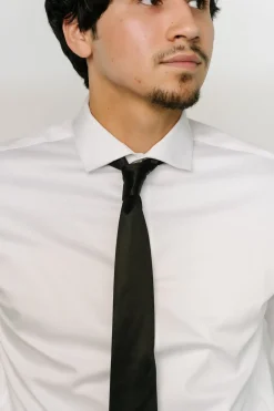 Hot Baltic Born Classic Satin Tie | Light Blue