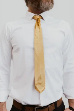Clearance Baltic Born Classic Velvet Tie | Gold