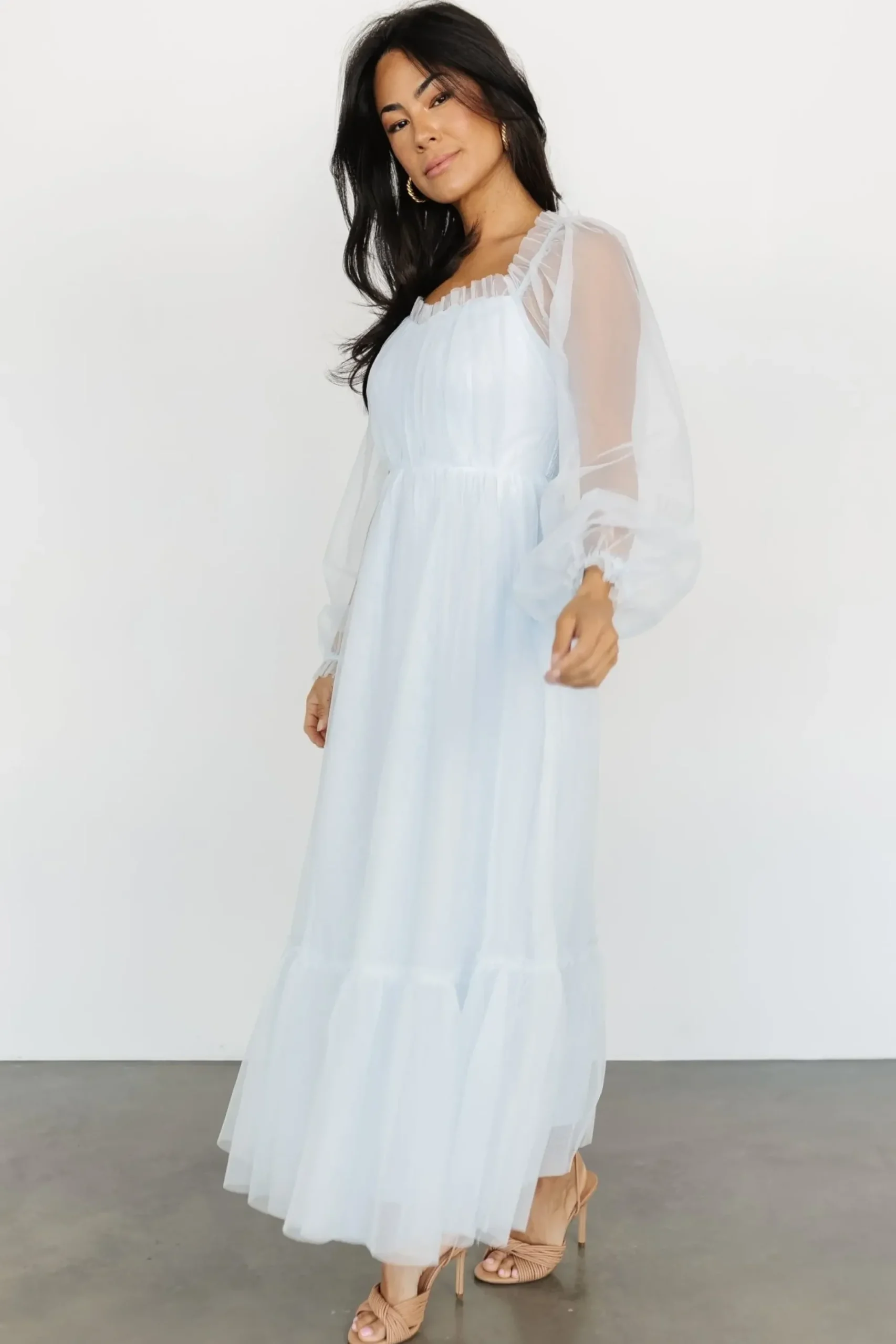 Fashion Baltic Born Cleobelle Maxi Dress | Ethereal Blue