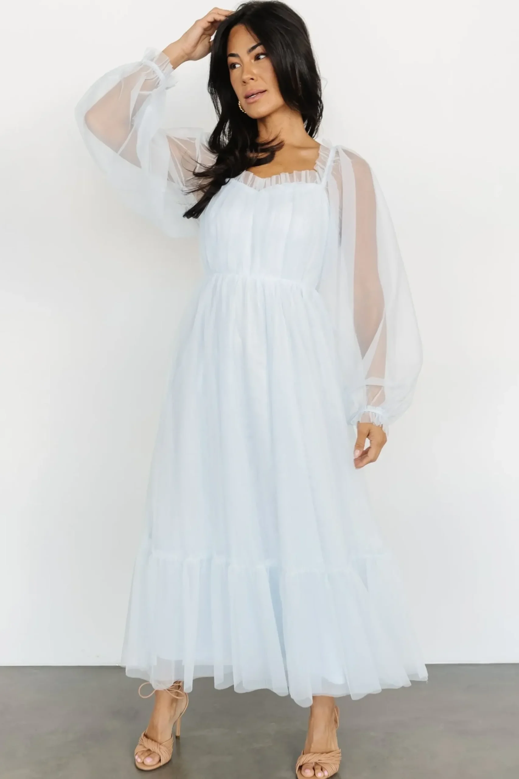 Fashion Baltic Born Cleobelle Maxi Dress | Ethereal Blue