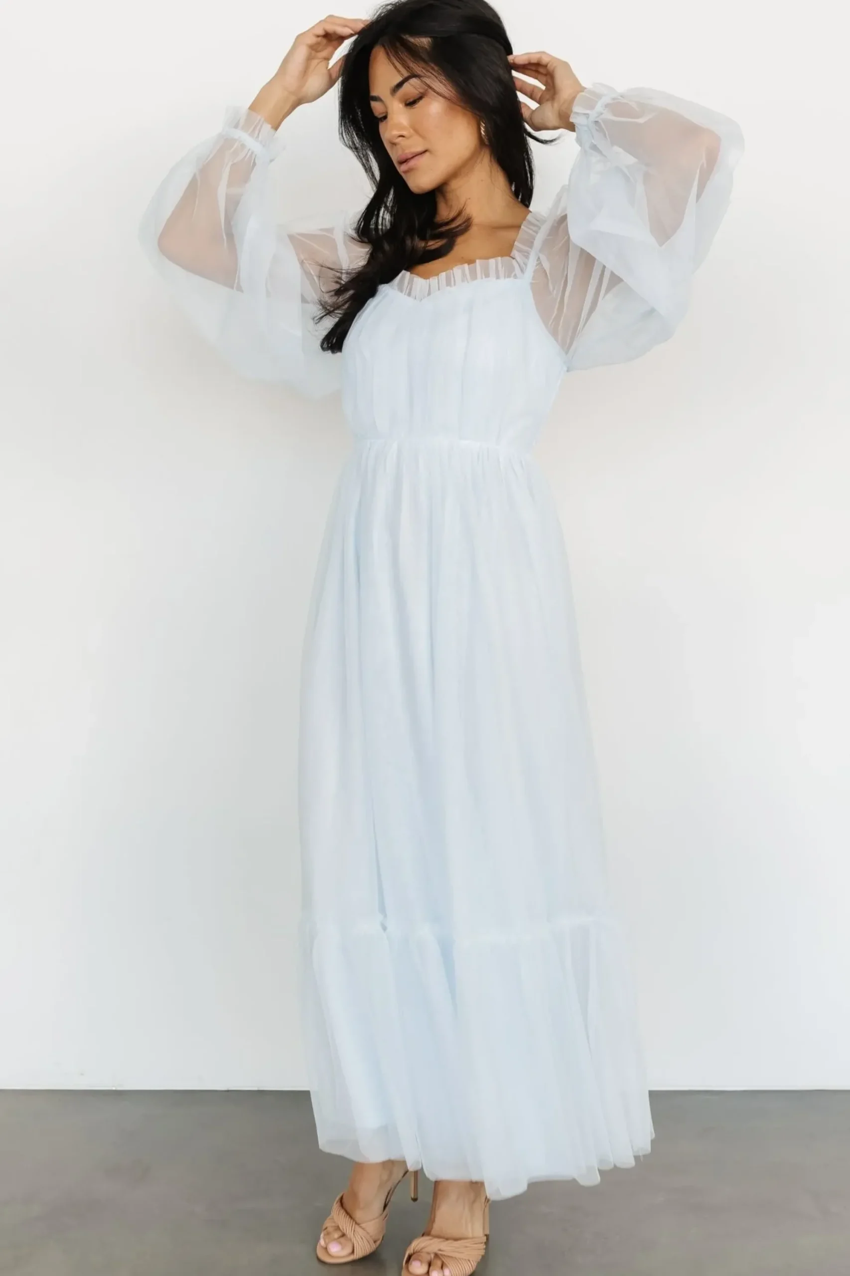 Fashion Baltic Born Cleobelle Maxi Dress | Ethereal Blue