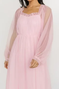 Hot Baltic Born Cleobelle Maxi Dress | Rosy Pink