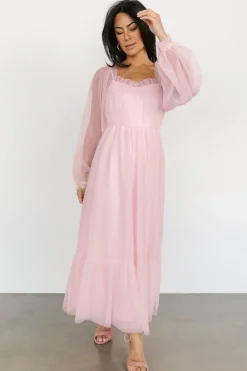 Hot Baltic Born Cleobelle Maxi Dress | Rosy Pink