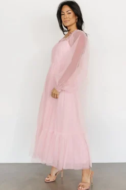 Hot Baltic Born Cleobelle Maxi Dress | Rosy Pink