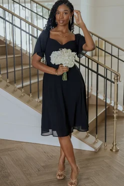 Fashion Baltic Born Colette Sweetheart Midi Dress | Black