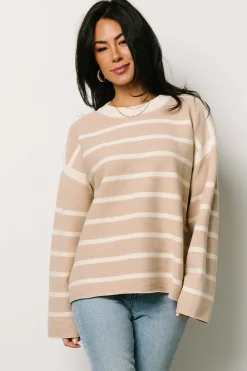 Online Baltic Born Conway Striped Sweater | Natural