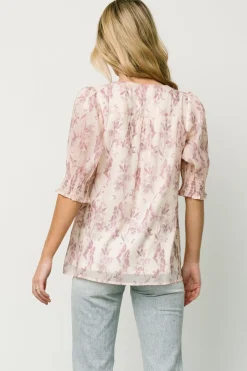 Best Baltic Born Cordova Top | Beige + Mauve Floral