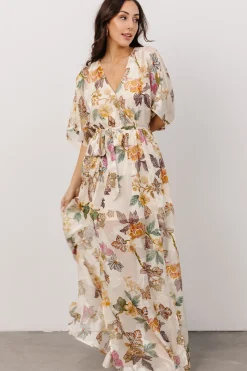Online Baltic Born Corinth Maxi Dress | Jacquard Multi Floral