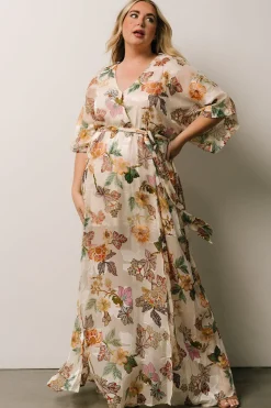 Online Baltic Born Corinth Maxi Dress | Jacquard Multi Floral