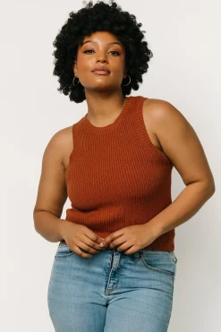 Hot Baltic Born Cruz Knit Tank Top | Copper