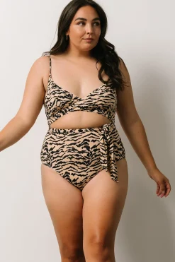 New Baltic Born Cyprus One Piece | Animal Stripe