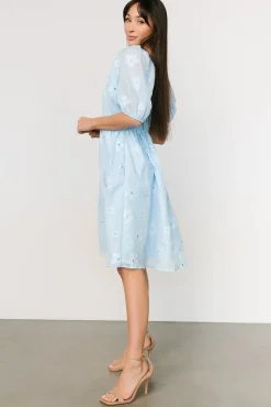 Best Baltic Born Daisy Short Dress | Blue Floral