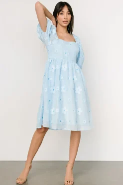 Best Baltic Born Daisy Short Dress | Blue Floral