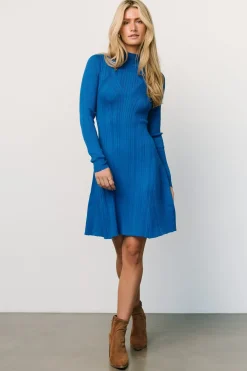 Outlet Baltic Born Dastrup Ribbed Dress | Cobalt