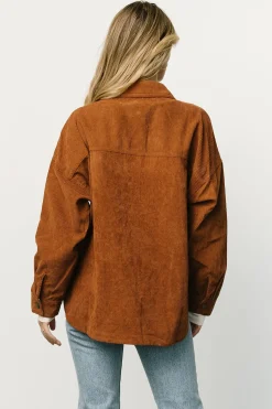Hot Baltic Born Davis Corduroy Shacket | Spice