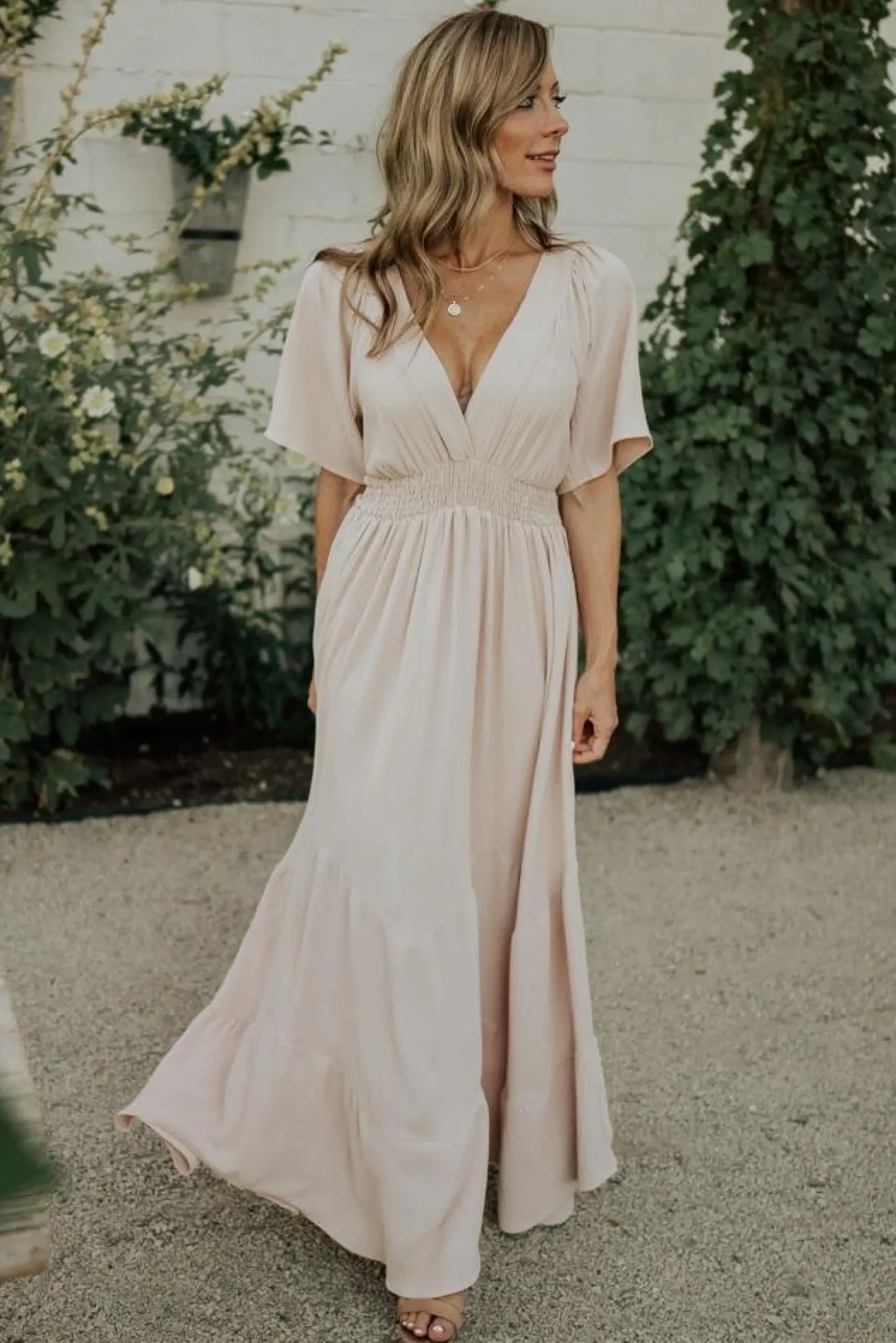 Online Baltic Born Delilah Maxi Dress | Blush