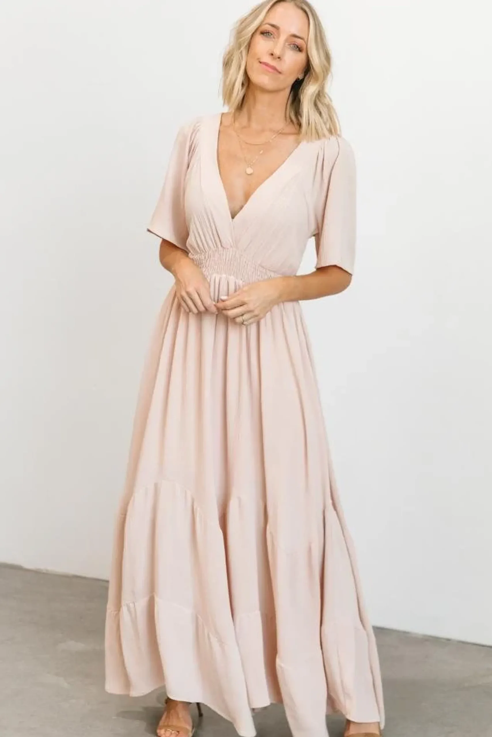 Online Baltic Born Delilah Maxi Dress | Blush
