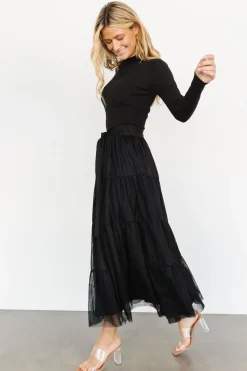 Fashion Baltic Born Demi Sweater Tulle Dress | Black