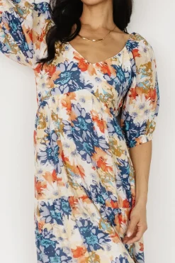 Fashion Baltic Born Denton Midi Dress | Blue Multi