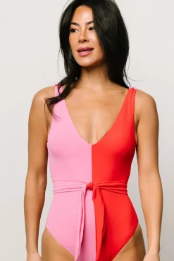 Fashion Baltic Born Derya One Piece | Pink + Red