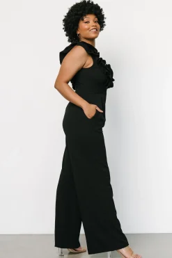 Discount Baltic Born Descanso Ruffle Jumpsuit | Black