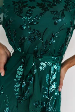 Outlet Baltic Born Destiny Sequin Maxi Dress | Emerald