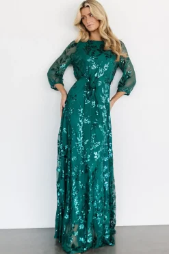 Outlet Baltic Born Destiny Sequin Maxi Dress | Emerald