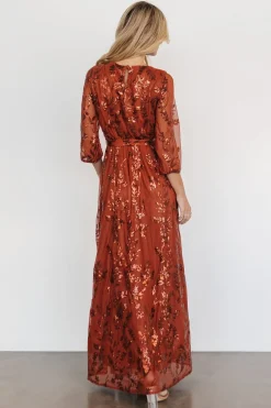 New Baltic Born Destiny Sequin Maxi Dress | Cinnamon