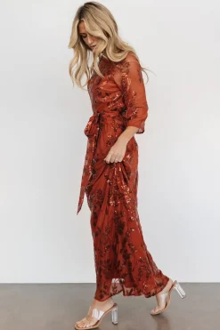 New Baltic Born Destiny Sequin Maxi Dress | Cinnamon