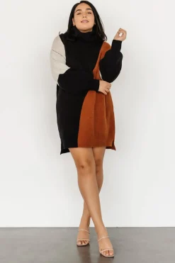 Discount Baltic Born Diego Sweater Dress | Black Multi