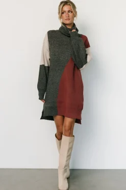 Best Baltic Born Diego Sweater Dress | Charcoal Multi